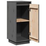 Sideboards 2 pcs Grey 31.5x34x75 cm Solid Wood Pine 813355