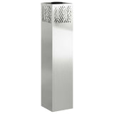 Solar LED Pathway Light 2 pcs Silver Galvanized 879735