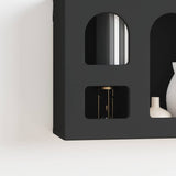 Hanging Cabinet Black 60 x 20 x 40 cm Engineered Wood 891375