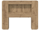 Headboard Cabinet with Storage Artisan Oak Engineered Wood 8001254