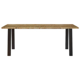 Dining Table 200x90x75 cm Solid Wood Acacia 353299