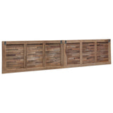 Bed Headboard Natural Solid Teak Wood 42024552