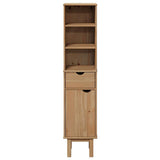 Bathroom Cabinet OTTA 35x30x159 cm Solid Wood Pine 4013459