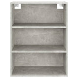Hanging Wall Cabinet Concrete Grey 69.5x32.5x90 cm 812316