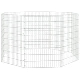 Free Range Animal Enclosure 8-Panel 54x80 cm Galvanised Iron 171578