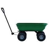 Garden Tipping Hand Cart 300 kg 75L Green 145507