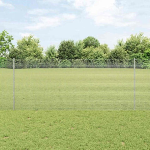 Fence and Post Silver 1 x 25 m Steel 3336361