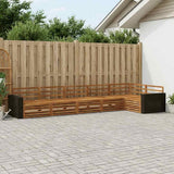 Outdoor Sofa Set 6 pcs Natural 402 x 172.5 x 73 cm 3383422