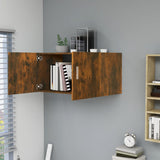 Wall Mounted Cabinet Smoked Oak 80x39x40 cm Engineered Wood 815513