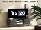 TV Stand Cabinet for TVs up to 55 Inches, TV Unit with Storage Shelves and Cupboard for Living Room, T3398P377900