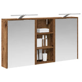 Bathroom Cabinet Set 3 pcs 116 x 16 x 62.5 cm Engineered wood 3403822