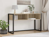End Table with Storage Sonoma 100 x 36 x 75 cm Engineered Wood 886691