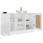 ZNTS Sideboard White 120x30.5x70 cm Engineered Wood 802777