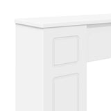 Fireplace Surround White 100 x 20 x 100 cm Engineered Wood 8006615