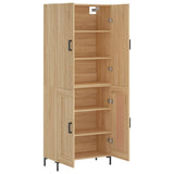 Highboard Sonoma Oak 69.5x34x180 cm Engineered Wood 3195790