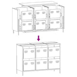 Sideboard Pink 101.5x39x73.5 cm Cold-rolled Steel 851263