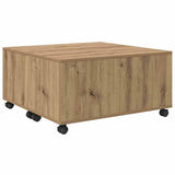 Coffee Table Artisan Oak 75 x 75 x 38 cm Engineered Wood 875481