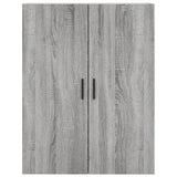 Highboard Grey Sonoma 69.5x34x180 cm Engineered Wood 3198167