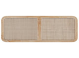 Headboard with Headboard Natural 120 x 55 x 3 cm Rattan 42011563