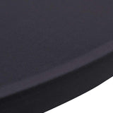 Stretch Table Cover 4 pcs 80 cm Anthracite 279086