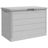 Outdoor Cushion Box Grey 77.5x44.5x53 cm Polypropylene 366603