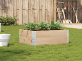 Garden Planter 80x60 cm Solid Wood Pine 3295839