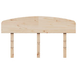 Headboard 140 cm Solid Wood Pine 842502