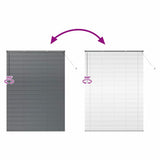 Venetian Blinds Manual Dark Grey 220 x 160 cm Aluminium 42006109