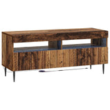 LED TV Cabinet Old Wood Engineered Wood 896553