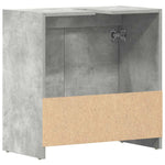 Bathroom Cabinet Concrete Grey 60x33x61 cm Engineered Wood 802646