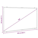 Projection Screen Wall-Hanging 108 Inch 169 4101033