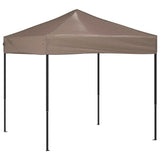 Folding Party Tent Taupe 2x2 m 93498