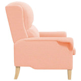 Armchair Pink 76 x 94 x 102 cm Sharpa Fabric 42009853