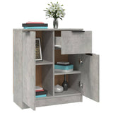 Sideboards 2 pcs Concrete Grey 60x30x70 cm Engineered Wood 3115815