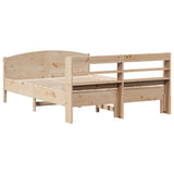 Bed Frame without Mattress 120x200 cm Solid Wood Pine 3306969
