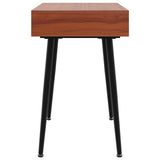 Computer Desk with Drawer Brown 110x50x75 cm Engineered Wood 358621