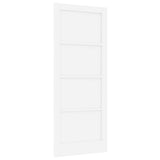 Interior Door White 86 x 211 cm Plywood 42052397