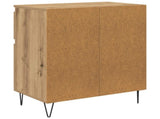 Sideboard Artisan Oak 60 x 35 x 70 cm Engineered Wood and Iron 881733