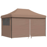 Party Tent Folding Brown 292 x 440 x 315 cm Oxford Fabric 42023636