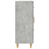 812226 Sideboard Concrete Grey 69,5x34x90 cm Engineered Wood