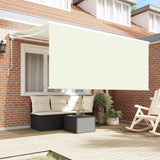 Retractable Awning Cream 300 x 200 cm Polyester and Aluminium 3329493