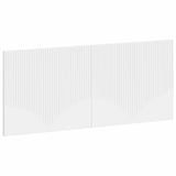 Wall-Mounted Headboard HOORN White Engineered Wood 897405