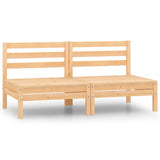 Garden 2-Seater Sofa Solid Pinewood 3082372