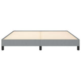 Bed Frame without Mattress Light Grey 193x203 cm King Fabric 346764