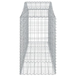 Arched Gabion Baskets 13 pcs 200x50x80/100 cm Galvanised Iron 3145630