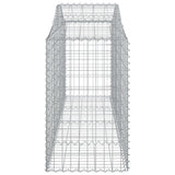 Arched Gabion Baskets 13 pcs 200x50x80/100 cm Galvanised Iron 3145630