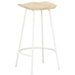 ZNTS Bar Stools 2 pcs Solid Mango Wood 320649