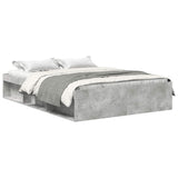 Bed Frame without Mattress Concrete Grey 140x200 cm 3203862