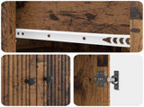 Cabinet Set 2 pcs Old Wood 66 x 34.5 x 95 cm Engineered Wood 3416356