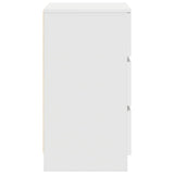 Bedside Cabinet with 3 Drawers White 39x35x65 cm 861337
